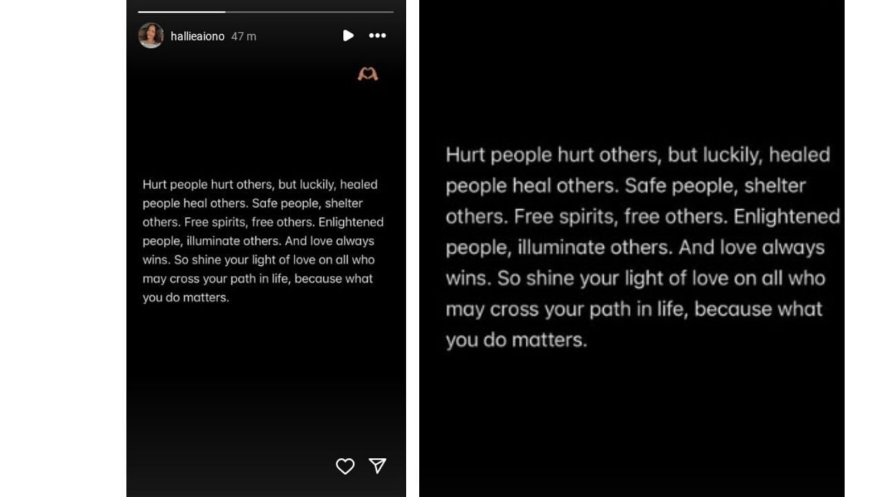 Puka Nacua’s pregnant girlfriend Hallie Aiono shares defiant message on Instagram amid paternity petition involving unborn child